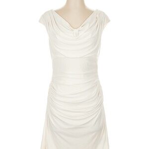 Lauren Ralph Lauren Cream Draped Wedding Dress